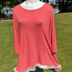 Lori Goldstein swing top/tunic L-XL